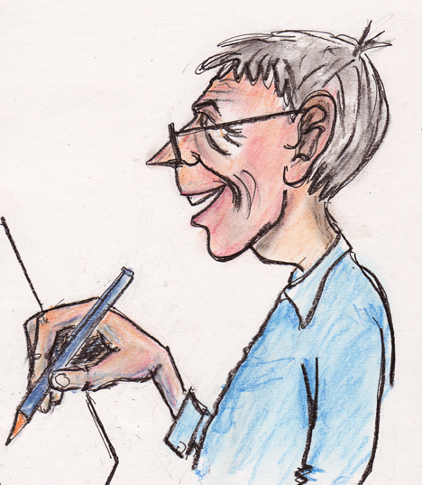 ./benny_b.jpg er et blandt mange tegninger, billeder og karikaturer her på karikarurtegning.dk