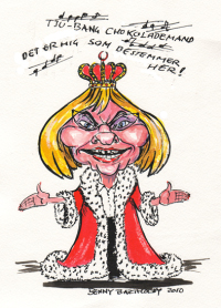 Pia Kjærsgård sm egenrådig dronning